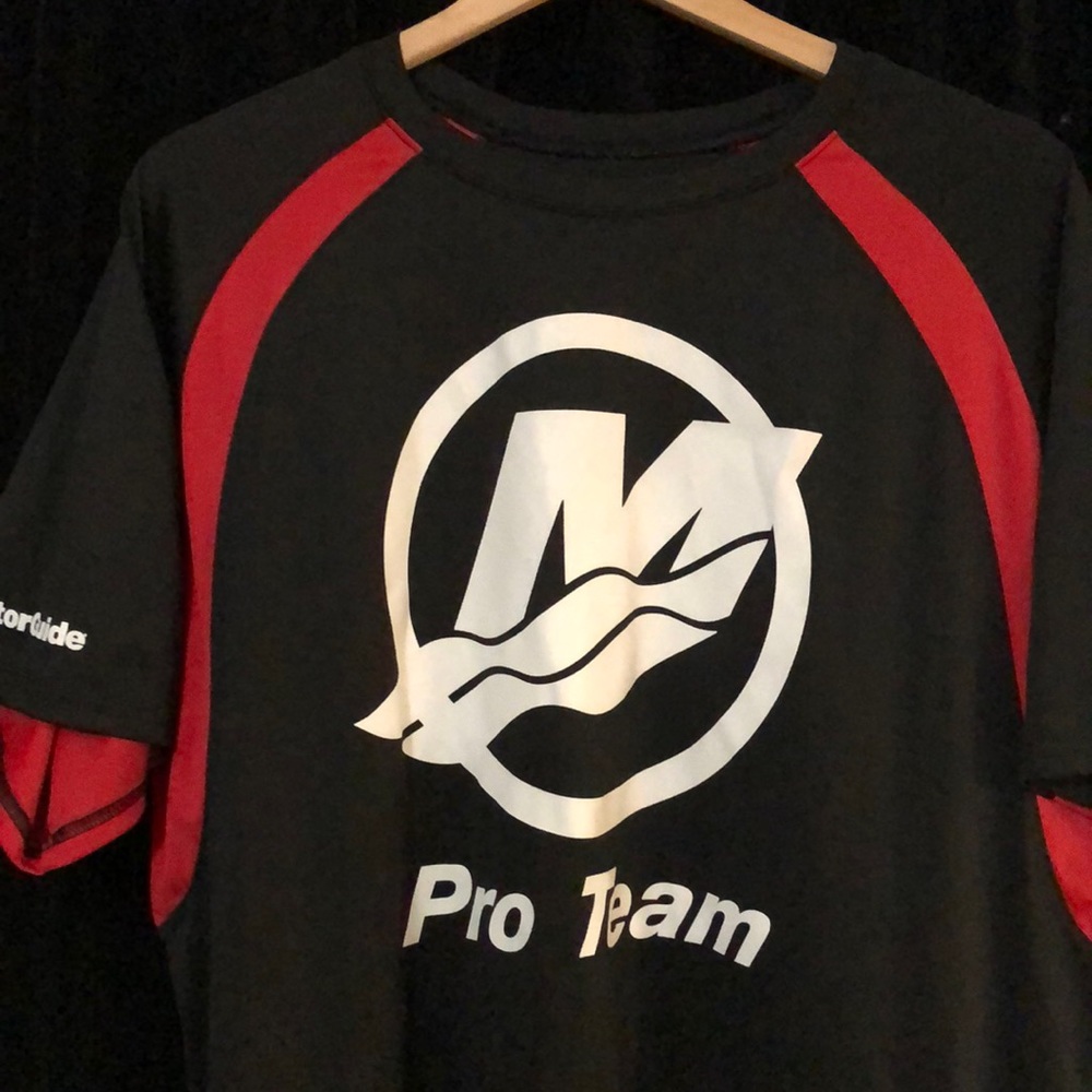 Black XL Badger Polyester MotorGuide SS shirt